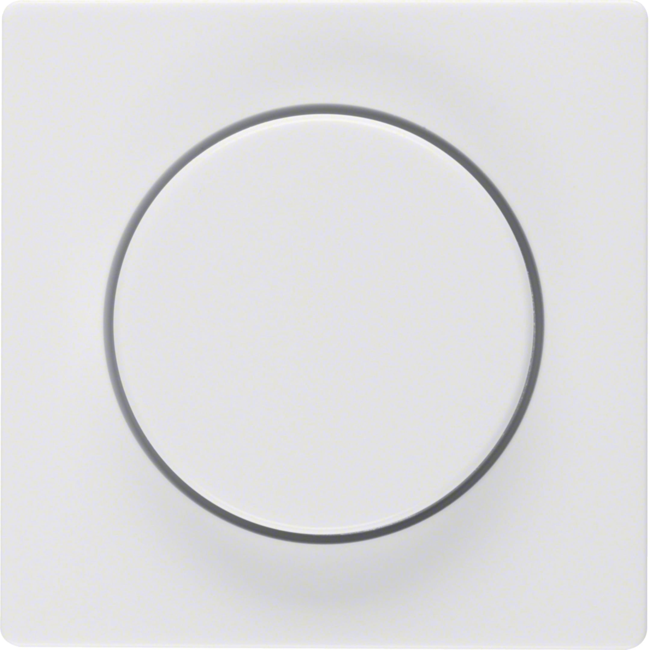 HAGER BOCCHIOTTI - Pezzo c.le x dimmer manopola/potenz. a rotaz. Serie Q.1/Q.3 bianco pol. vellut