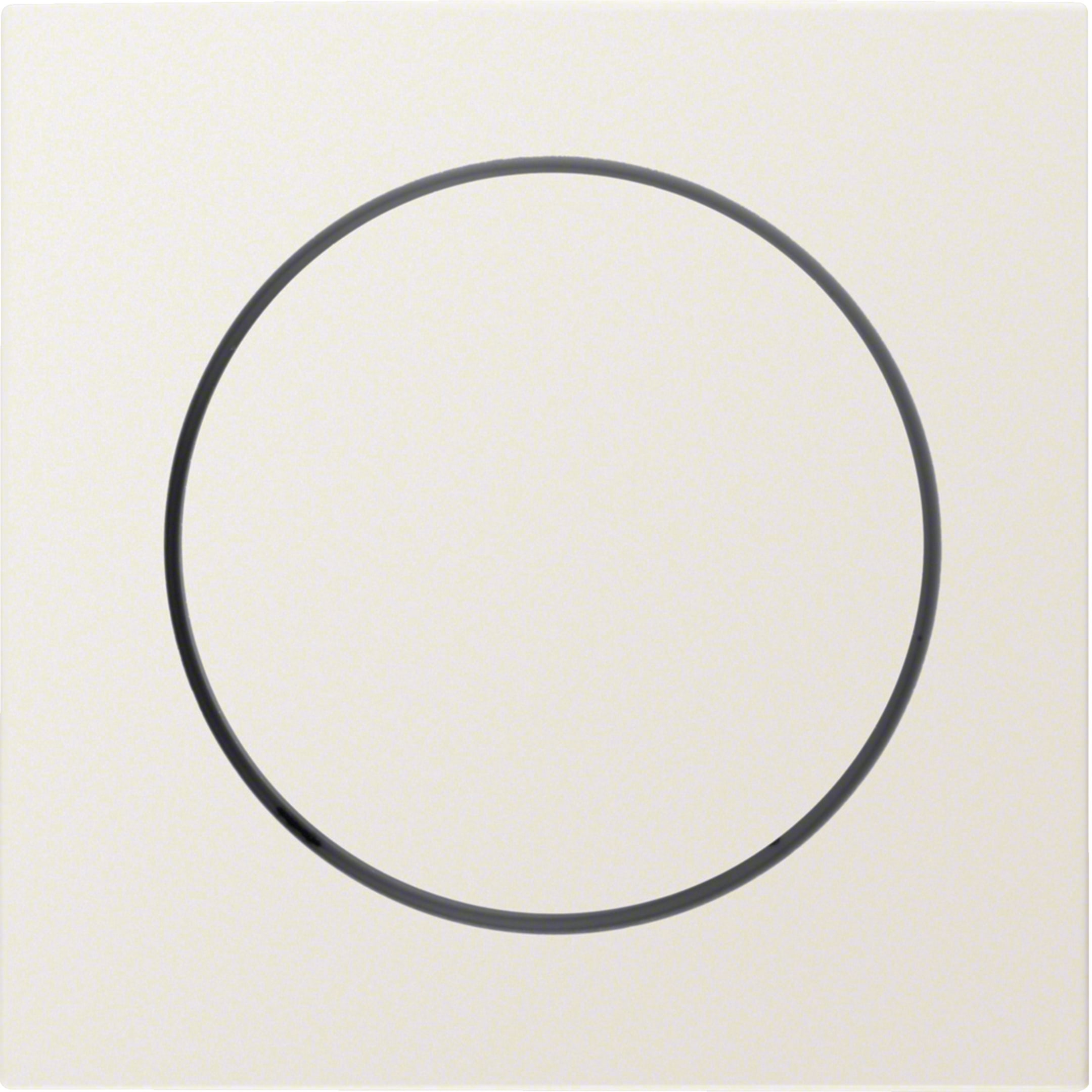 HAGER BOCCHIOTTI - Pezzo c.le x dimmer a manopola/potenziometro a rotazione Serie S.1 bianco luc.