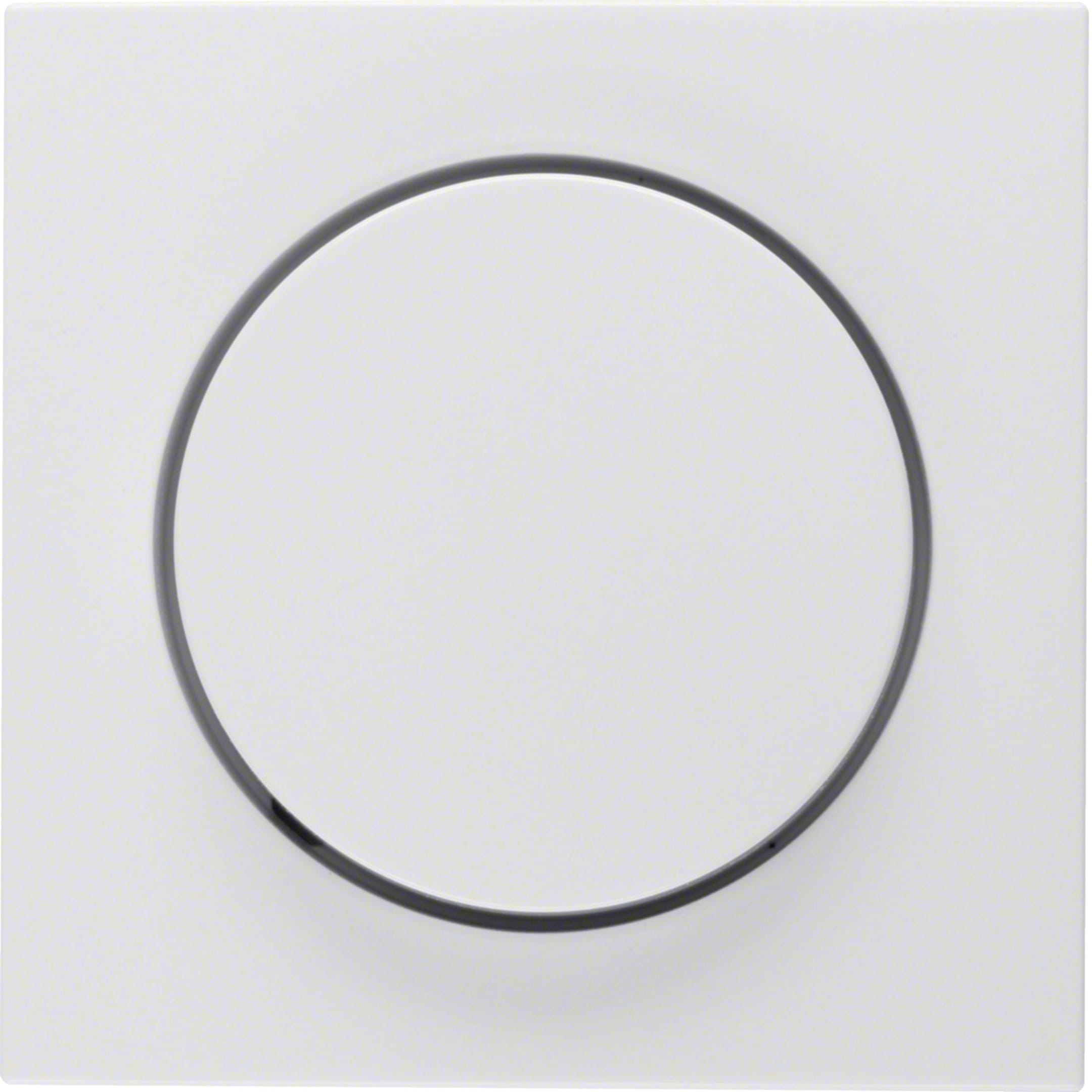 HAGER BOCCHIOTTI - Pezzo c.le x dimmer manopola/potenz. a rotaz. Serie S.1/B.3/B.7 bianco pol. luc.