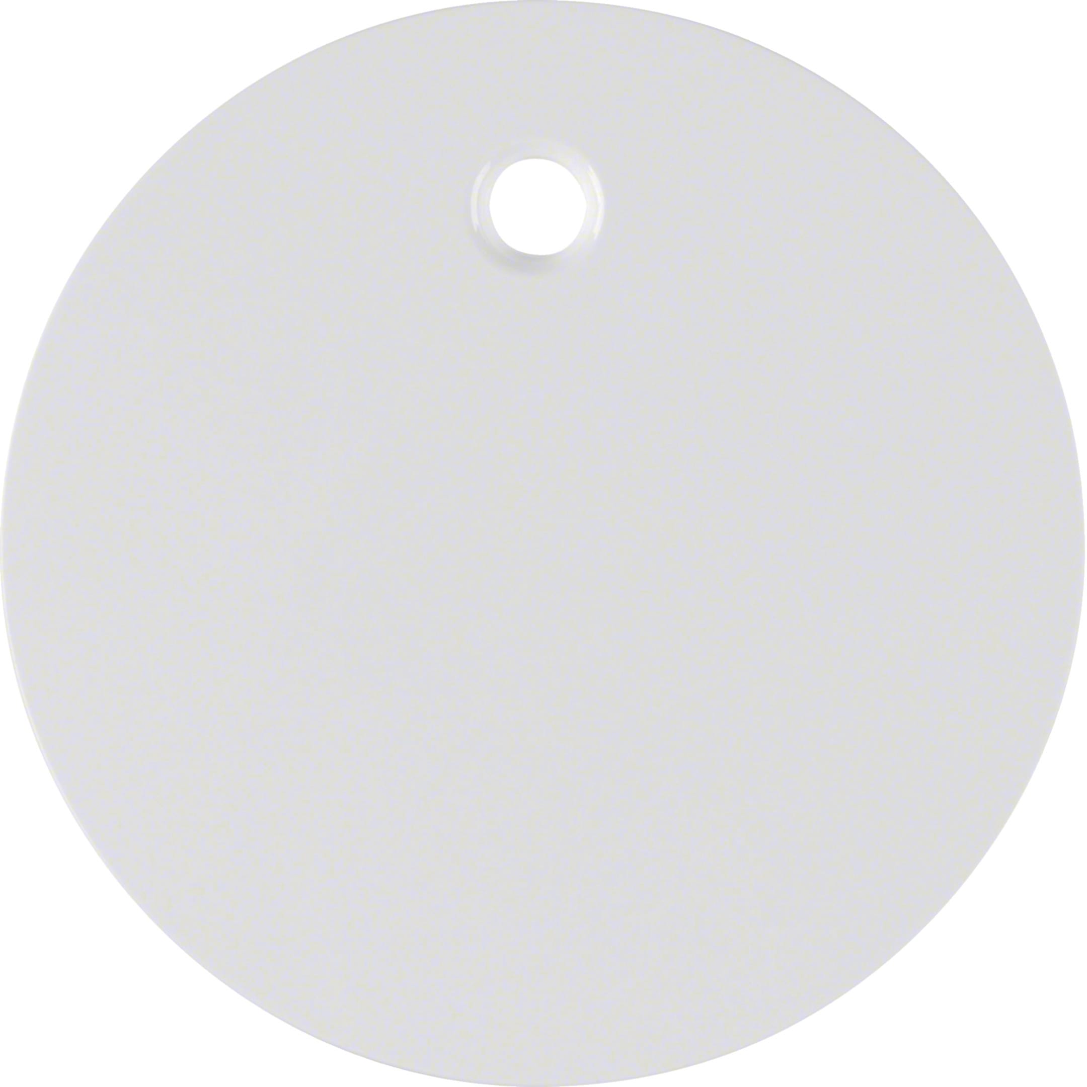 HAGER BOCCHIOTTI - Pezzo centrale per interruttore/pulsante a tirante R.1/R.3 bianco polare lucido