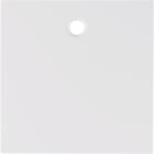 HAGER BOCCHIOTTI - Pezzo c.le x interruttore/Puls. a tirante Serie S.1/B.3/B.7 bianco pol. luc.