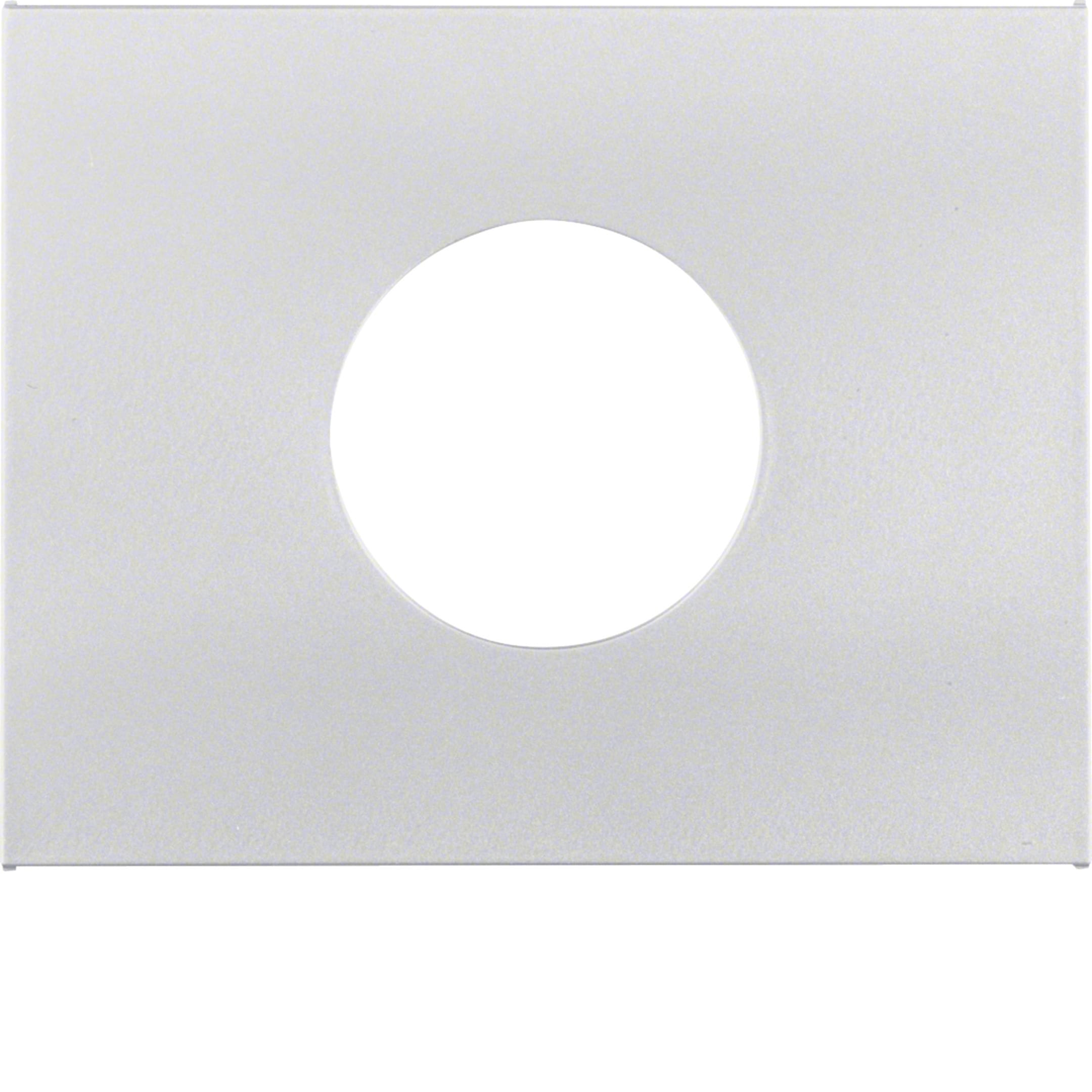 HAGER BOCCHIOTTI - Pezzo centrale per pulsante/spia luminosa E10 Berker K.5 alu opaco, verniciato