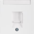 HAGER BOCCHIOTTI - Pezzo c.le con otturatore antipolvere Serie S.1/B.3/B.7 bianco pol. opac