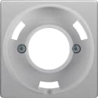 HAGER BOCCHIOTTI - Pezzo centrale per spia luminosa E14 Berker Q.1/Q.3 alu velluto, verniciato