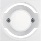 HAGER BOCCHIOTTI - Pezzo centrale per spia luminosa E14 Berker S.1/B.3/B.7 bianco polare lucido
