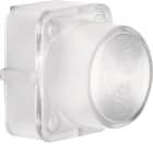 HAGER BOCCHIOTTI - Calotta x Puls./spia luminosa E10 Serie 1930/Glas/R.classic chiaro, trasparente