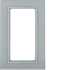 HAGER BOCCHIOTTI - Cornice in vetro con finestra grande Berker B.7 vetro alu/alu opaco, verniciato