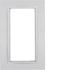 HAGER BOCCHIOTTI - Cornice con finestra grande Berker B.7 alu opaco, erniciato