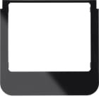 HAGER BOCCHIOTTI - Cornice design rotonda accessorio nero lucido
