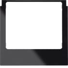 HAGER BOCCHIOTTI - Cornice design angolare accessorio nero lucido