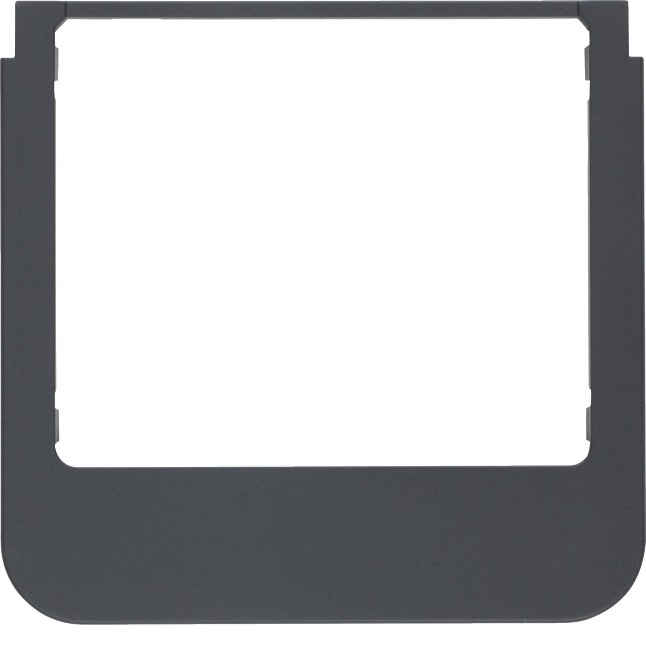 HAGER BOCCHIOTTI - Cornice design rotonda accessorio?antracite opaco