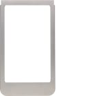 HAGER BOCCHIOTTI - Cornice design rotonda, versione grande accessorio acciaio inox, metallo opaco