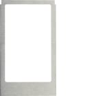 HAGER BOCCHIOTTI - Cornice design angolare, versione grande accessorio acciaio inox, metallo spazz.