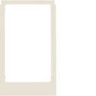 HAGER BOCCHIOTTI - Cornice design angolare, versione grande accessorio bianco lucido