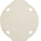 HAGER BOCCHIOTTI - Piastra di fondo singola, Serie 1930 bianco polare