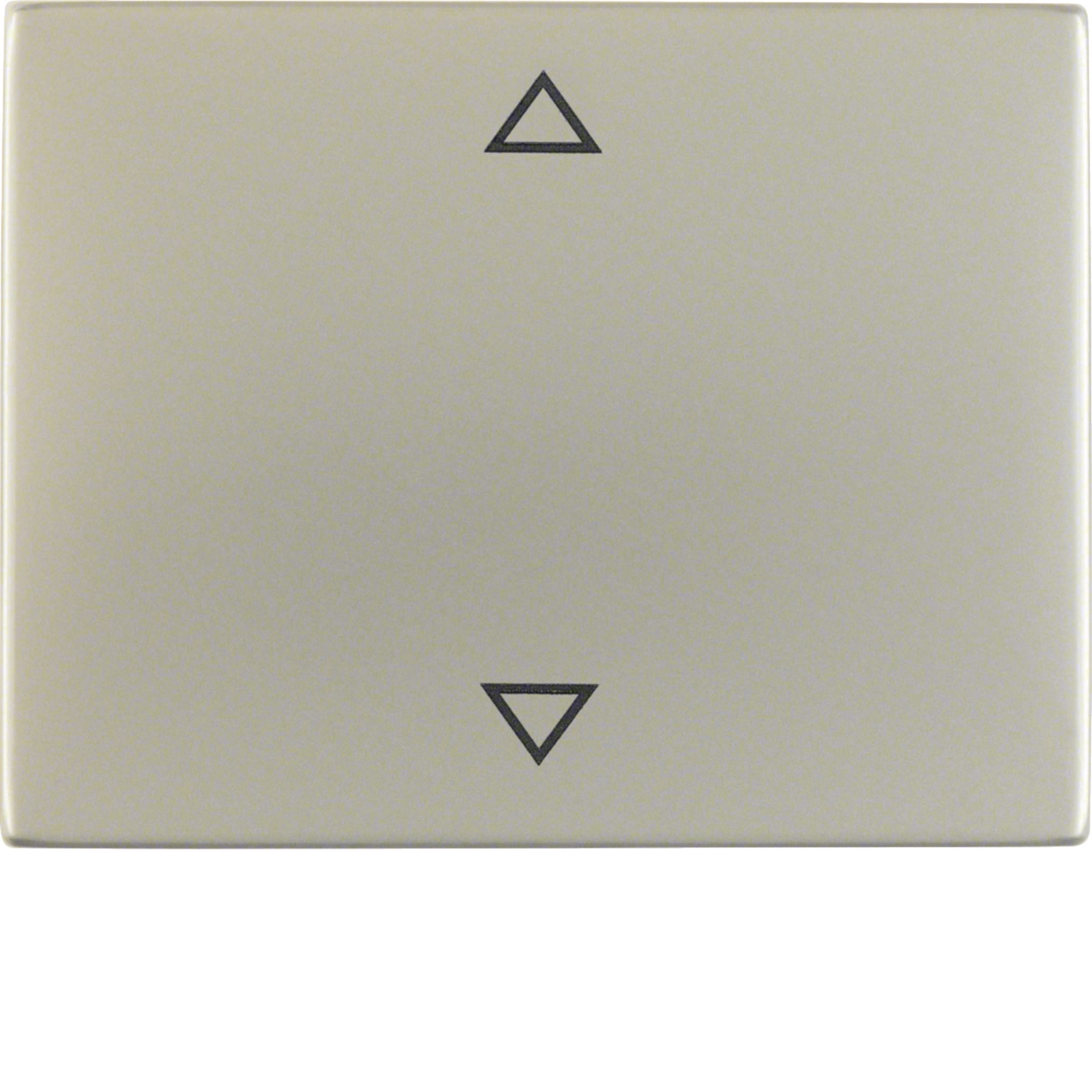 HAGER BOCCHIOTTI - Bilanciere con serigrafia frecce Berker K.5 acciaio inox, metallo opaco