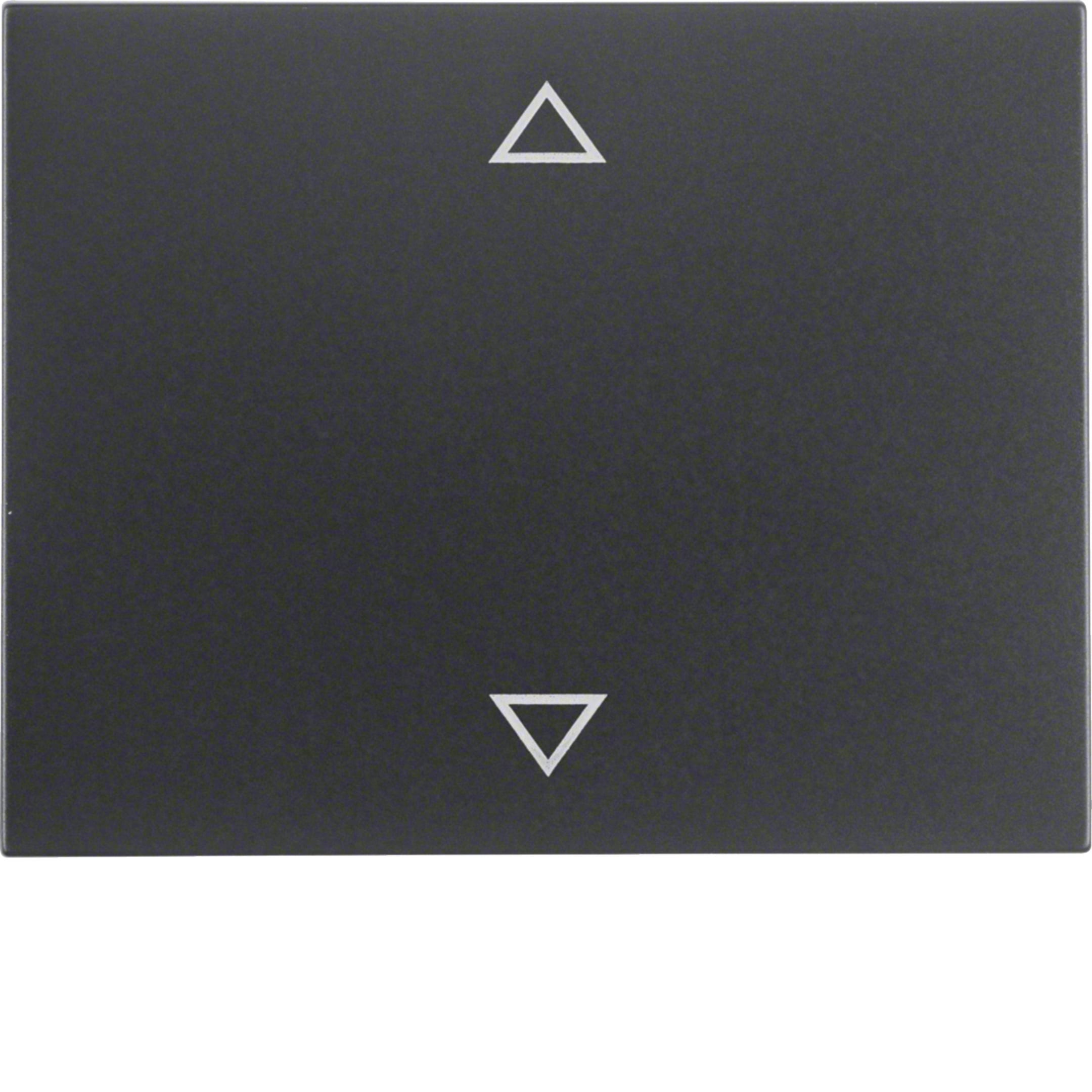 HAGER BOCCHIOTTI - Bilanciere con serigrafia frecce Berker K.1 antracite opaco, verniciato