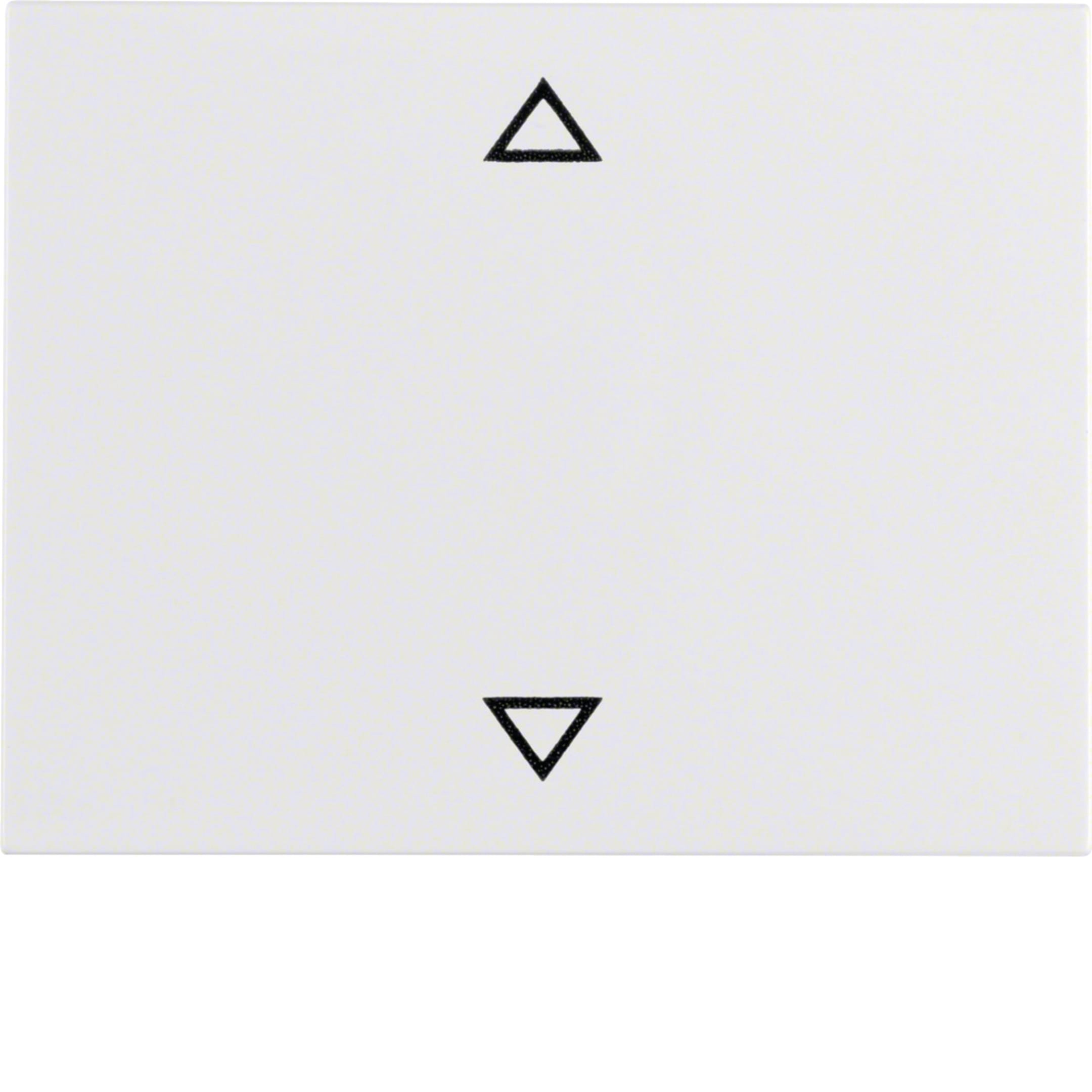 HAGER BOCCHIOTTI - Bilanciere con serigrafia frecce Berker K.1 bianco polare lucido