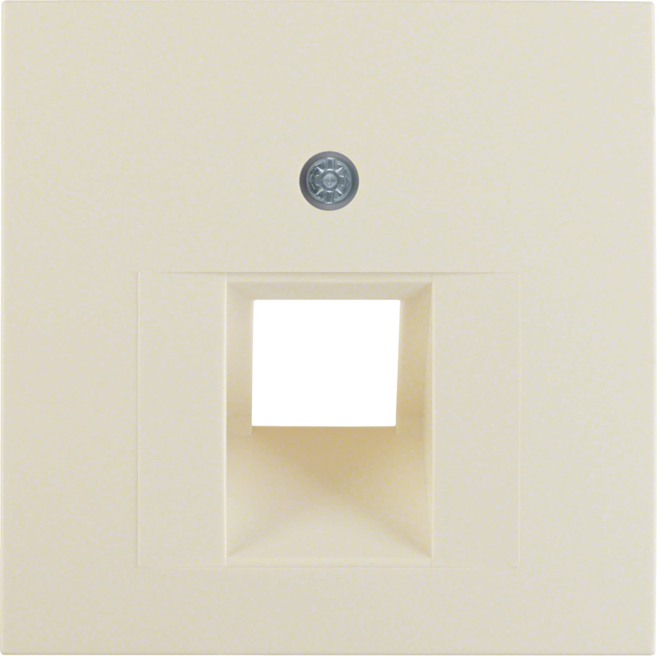 HAGER BOCCHIOTTI - Pezzo centrale per presa RJ universale Berker S.1?bianco lucido