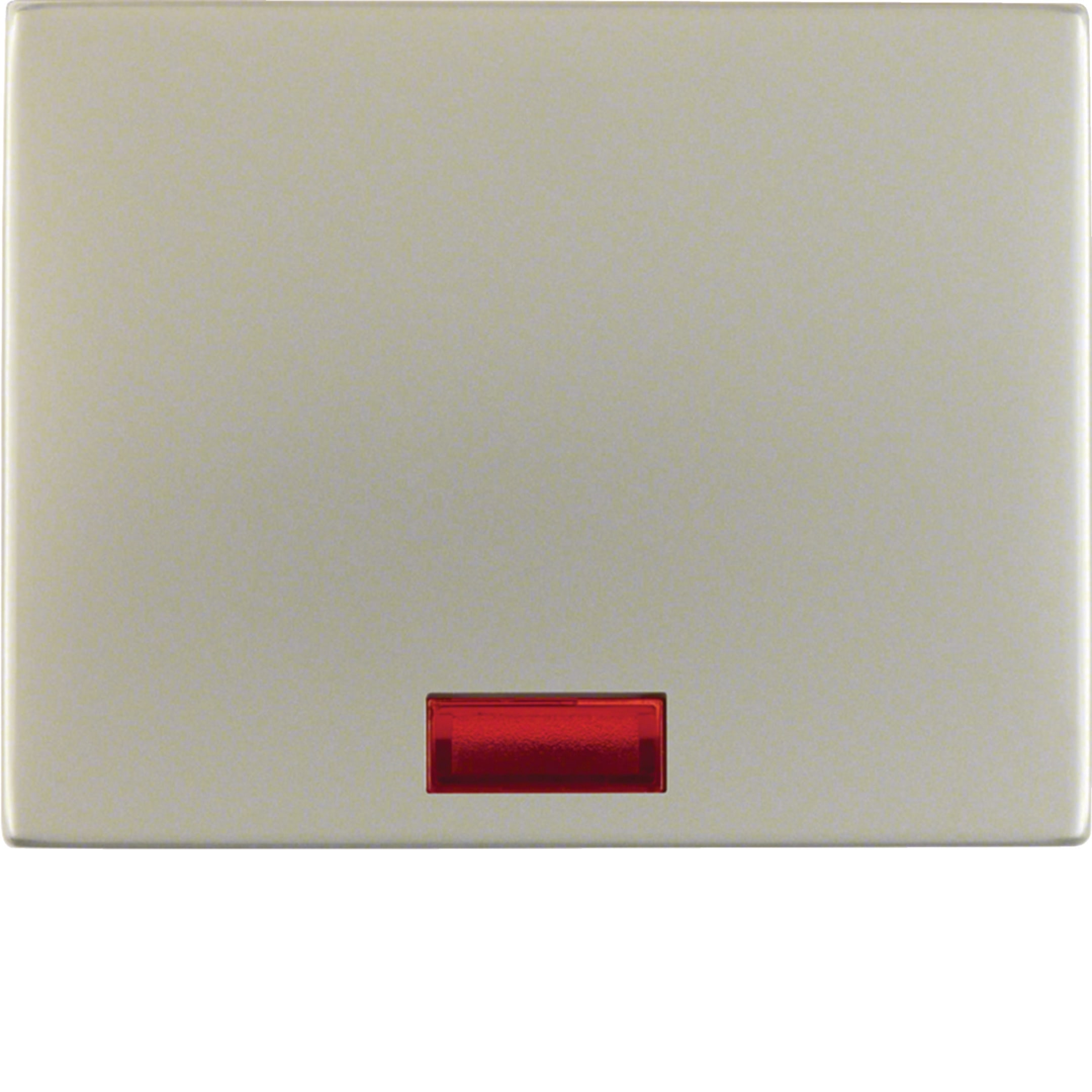 HAGER BOCCHIOTTI - Bilanciere con lente Berker K.5 acciaio inox, metallo opaco