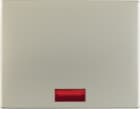 HAGER BOCCHIOTTI - Bilanciere con lente Berker K.5 acciaio inox, metallo opaco