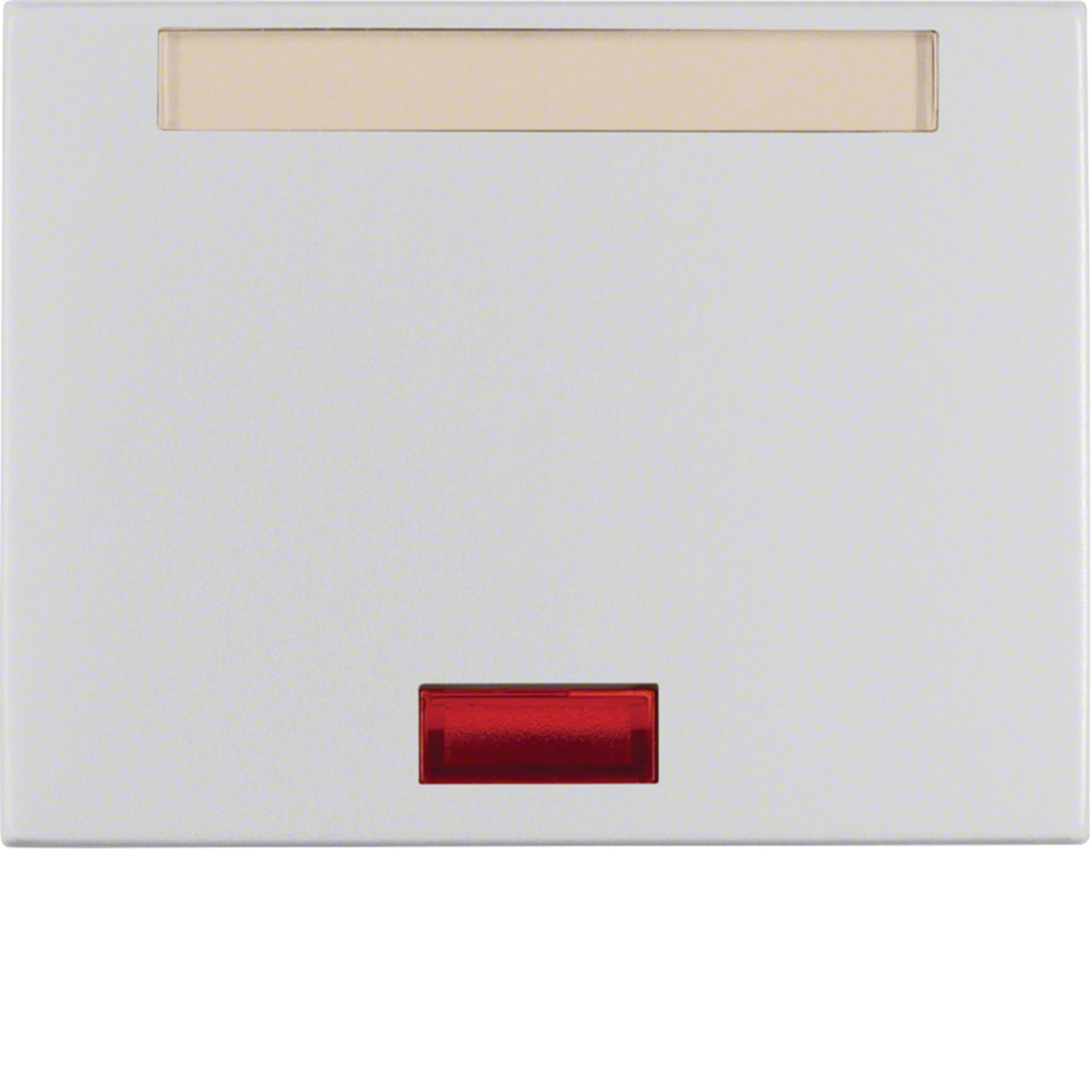 HAGER BOCCHIOTTI - Bilanciere con lente e portaetichetta Berker K.5 alu, alluminio anodizzato