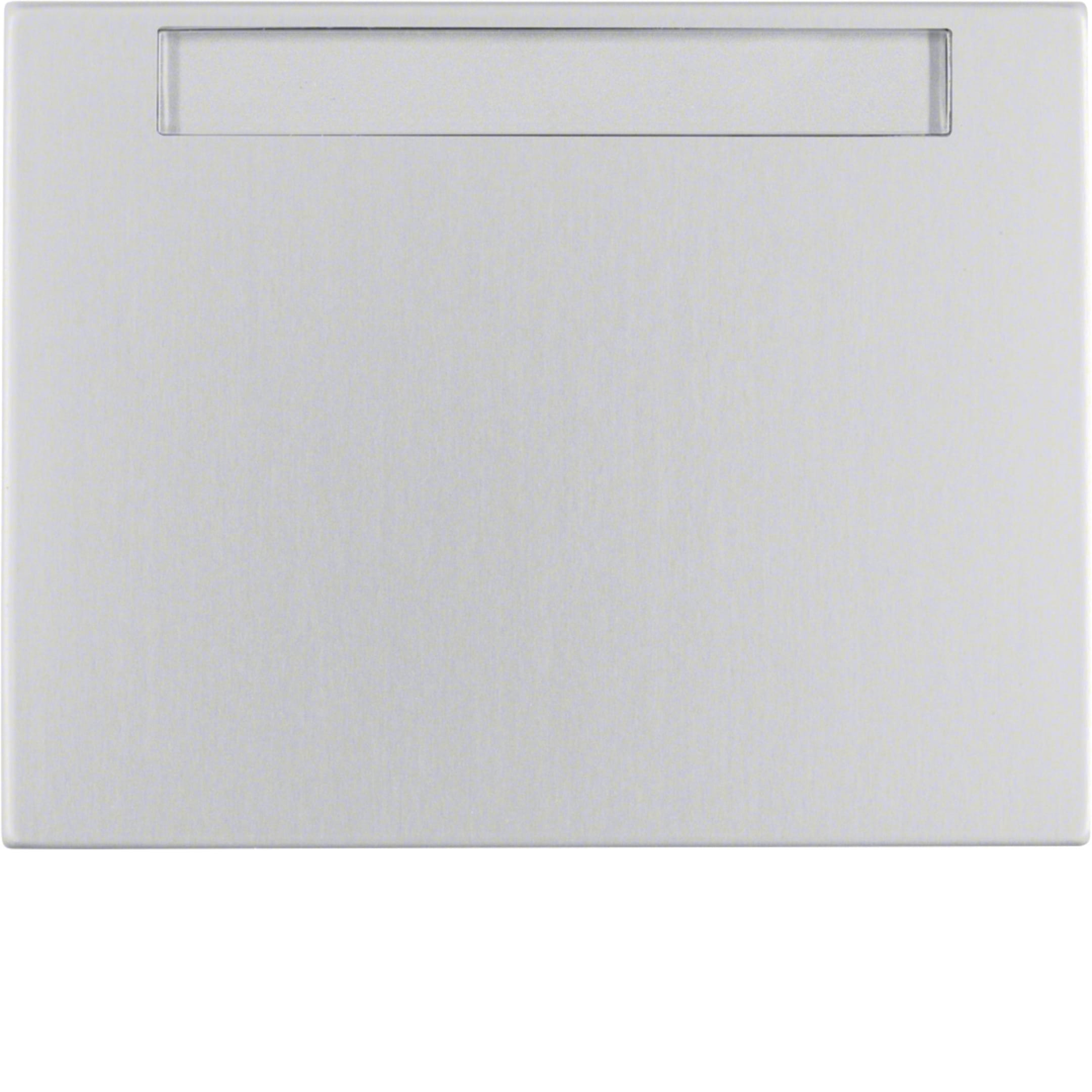 HAGER BOCCHIOTTI - Bilanciere con portaetichetta Berker K.5 alu, alluminio anodizzato