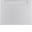 HAGER BOCCHIOTTI - Bilanciere con portaetichetta Berker K.5 alu, alluminio anodizzato