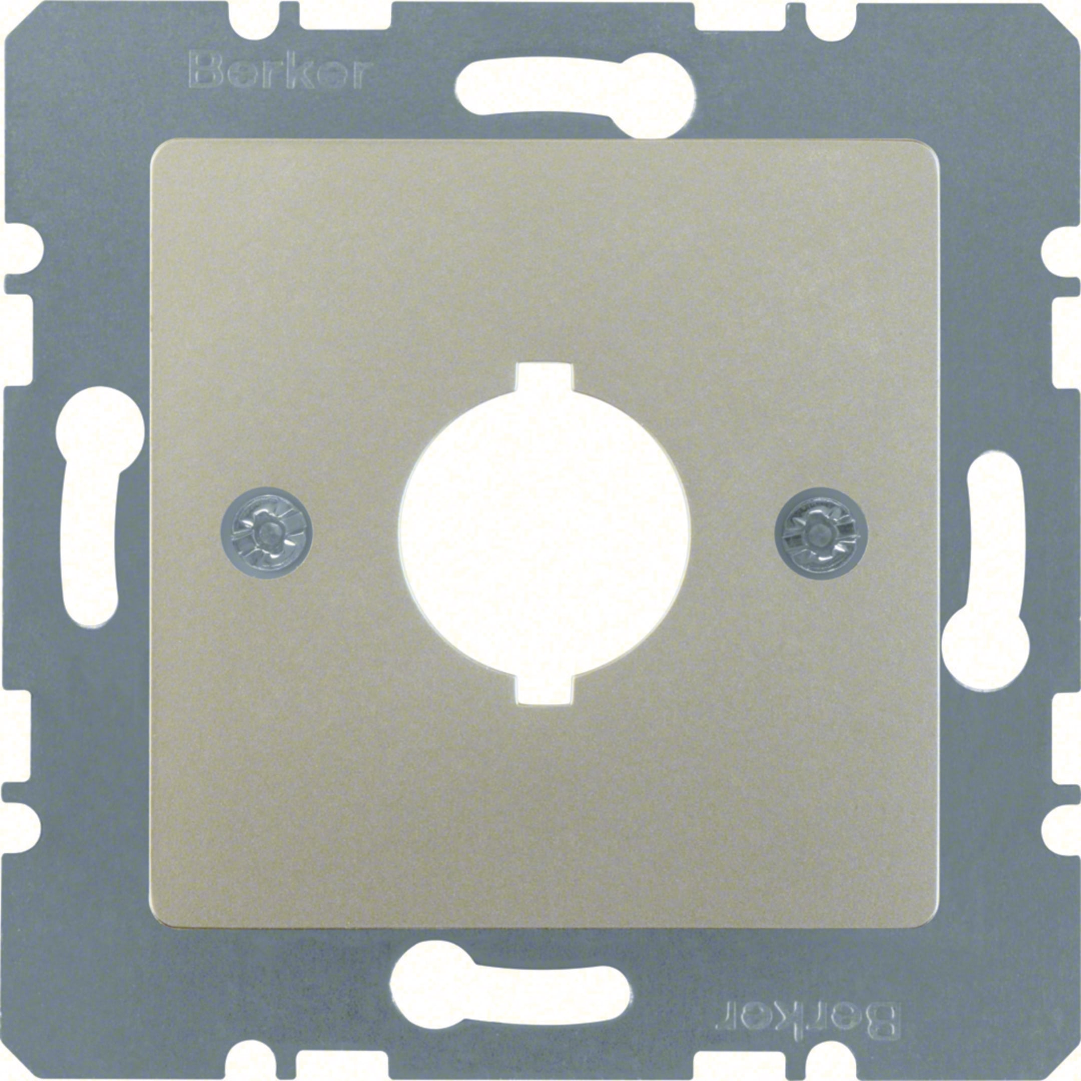 HAGER BOCCHIOTTI - MASCH.C.LE + FORO Ø 18,8 MM INOX OP.VERN