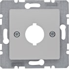 HAGER BOCCHIOTTI - MASCH.C.LE + FORO Ø 18,8 MM ALU OP.VERN.