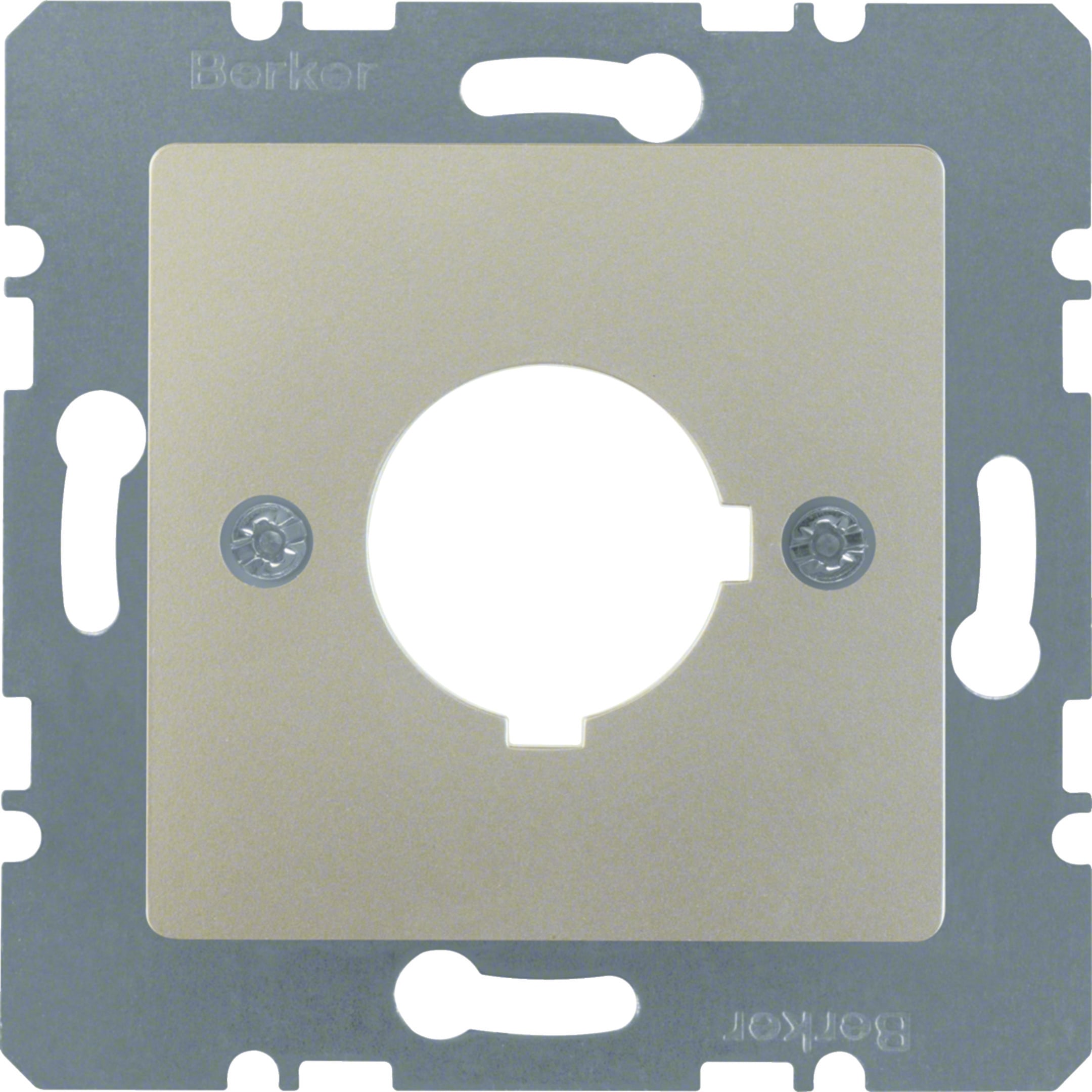 HAGER BOCCHIOTTI - MASCH.C.LE + FORO Ø 22,5 MM INOX OP.VERN