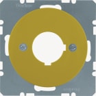 HAGER BOCCHIOTTI - P.ZO C.LE + FORO Ø 22,5 MM R1/R3 GIALLO