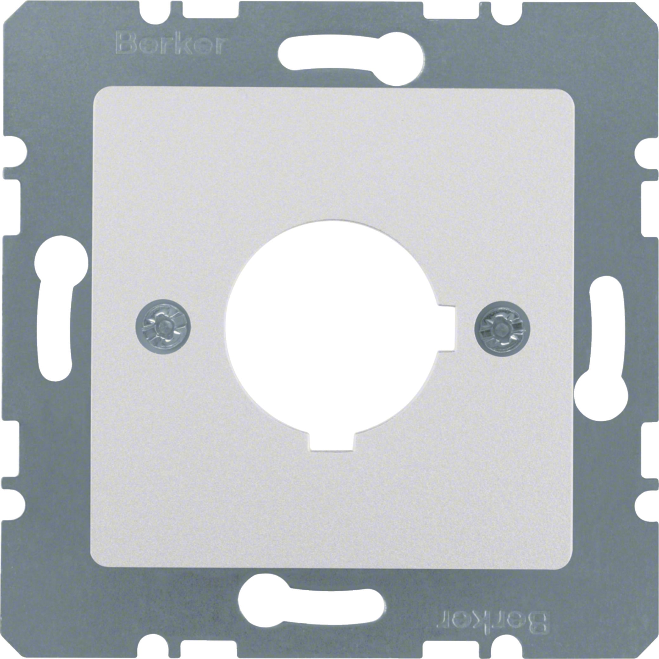 HAGER BOCCHIOTTI - MASCH.C.LE + FORO Ø 22,5 MM ALU OP.VERN.
