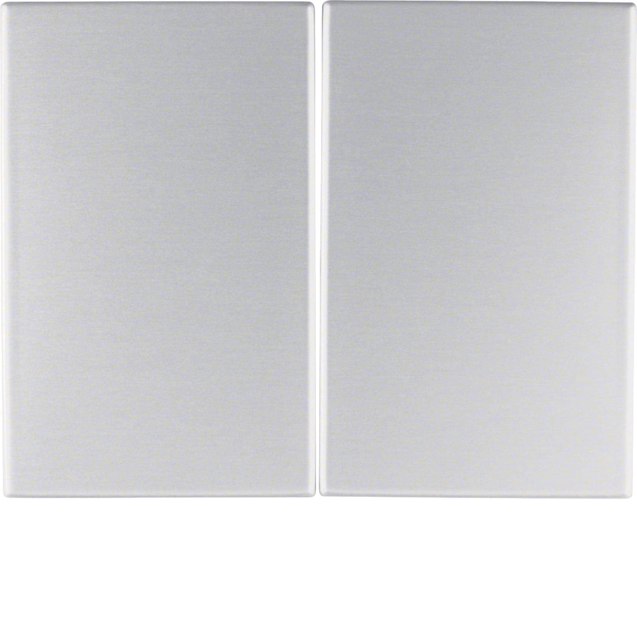 HAGER BOCCHIOTTI - Bilanciere doppio Berker K.5 alu, alluminio anodizzato