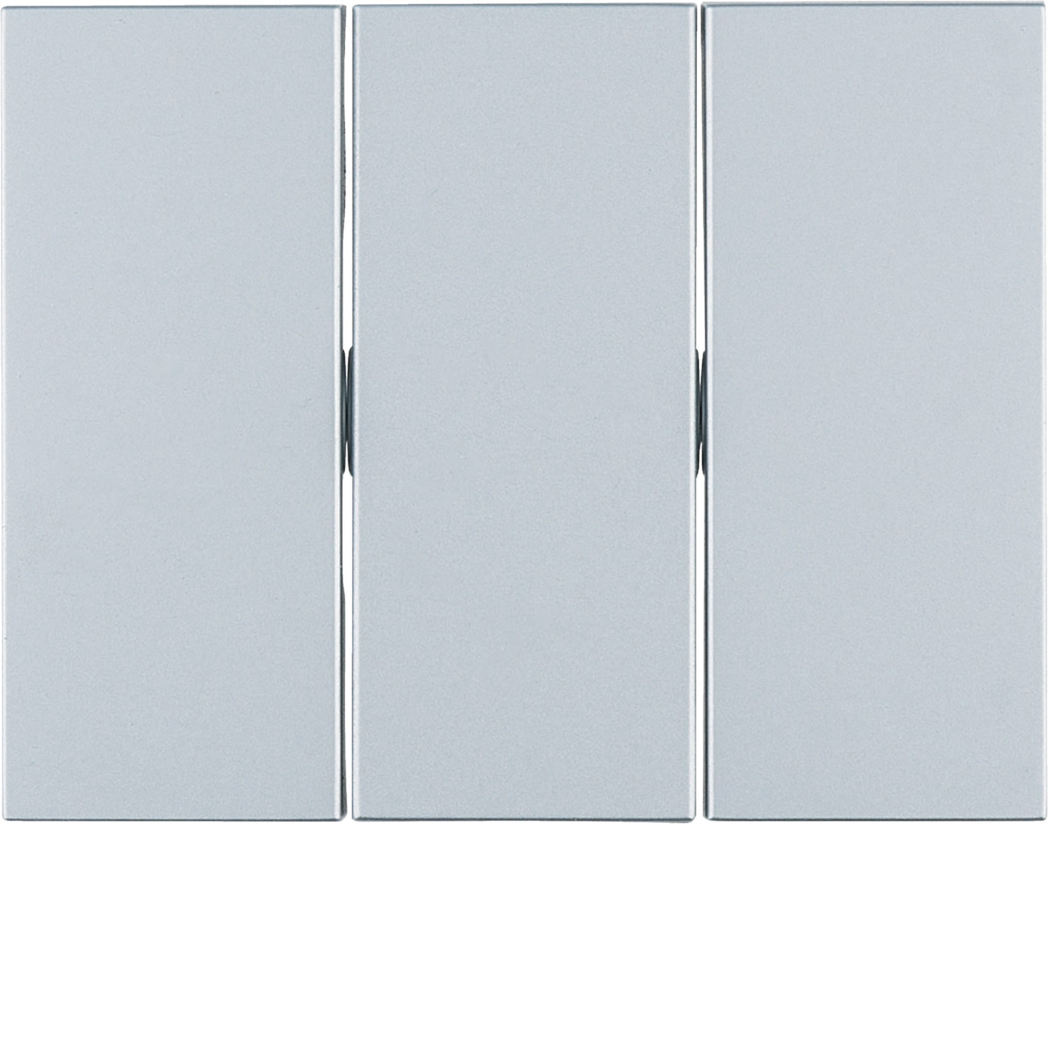 HAGER BOCCHIOTTI - Bilanciere triplo Berker K.5 alu, alluminio anodizzato