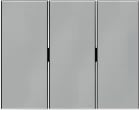 HAGER BOCCHIOTTI - Bilanciere triplo Berker K.5 acciaio inox opaco, verniciato