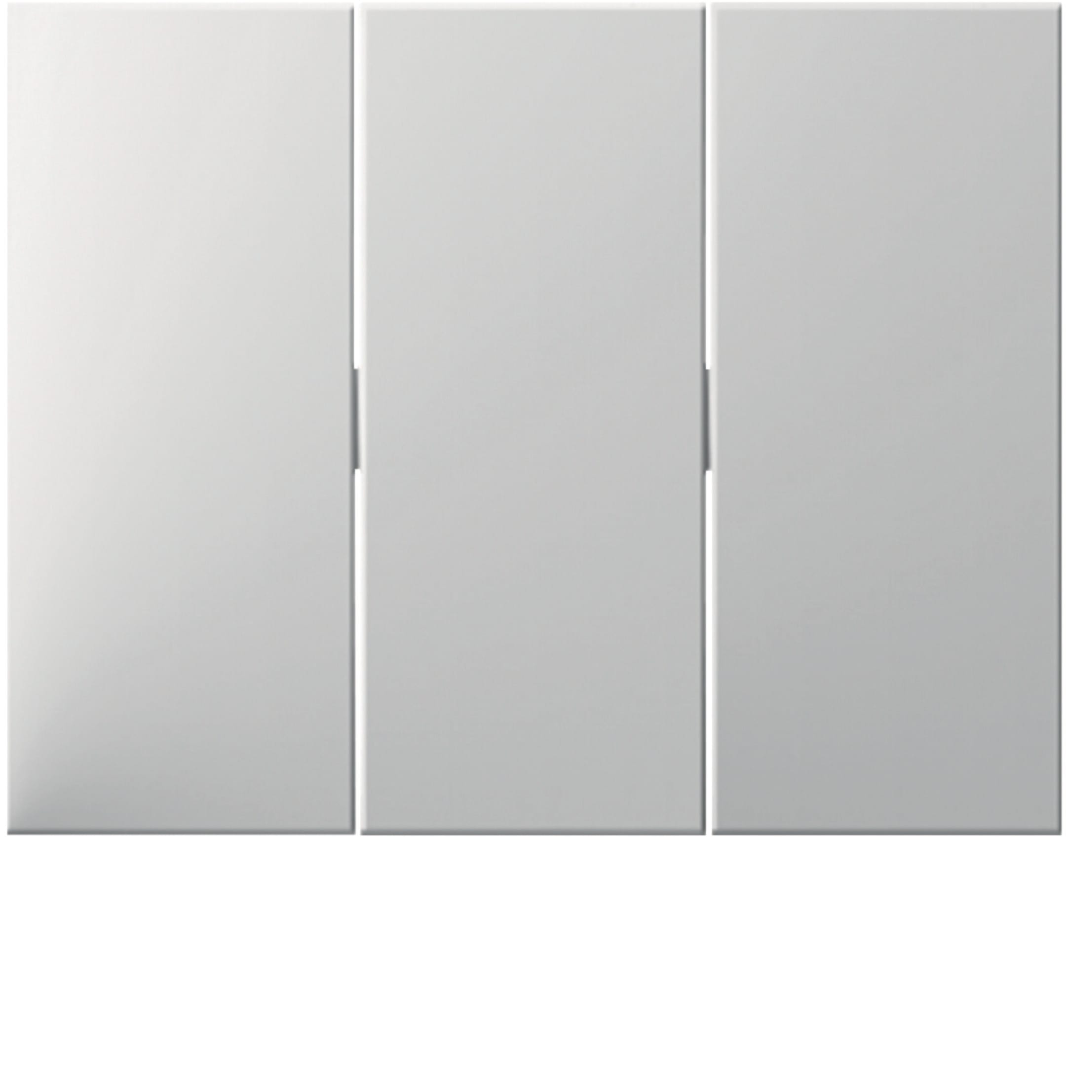 HAGER BOCCHIOTTI - Bilanciere triplo Berker K.1 bianco polare lucido