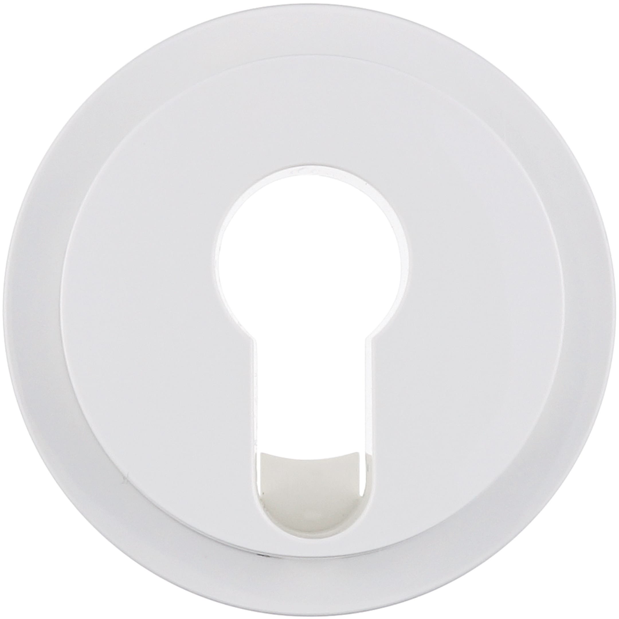HAGER BOCCHIOTTI - Pezzo centrale per interruttore/pulsante a chiave R.1/R.3 bianco polare lucido