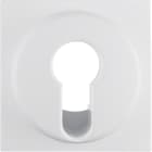 HAGER BOCCHIOTTI - Pezzo centrale per interruttore/pulsante a chiave Q.1/Q.3 bianco polare velluto