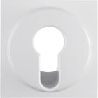 HAGER BOCCHIOTTI - Pezzo centrale x int./pulsante a chiave Serie S.1/B.3/B.7 bianco polare lucido
