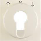 HAGER BOCCHIOTTI - Pezzo centrale x interruttore tapparella a chiave Berker S.1 IP44 bianco opaco