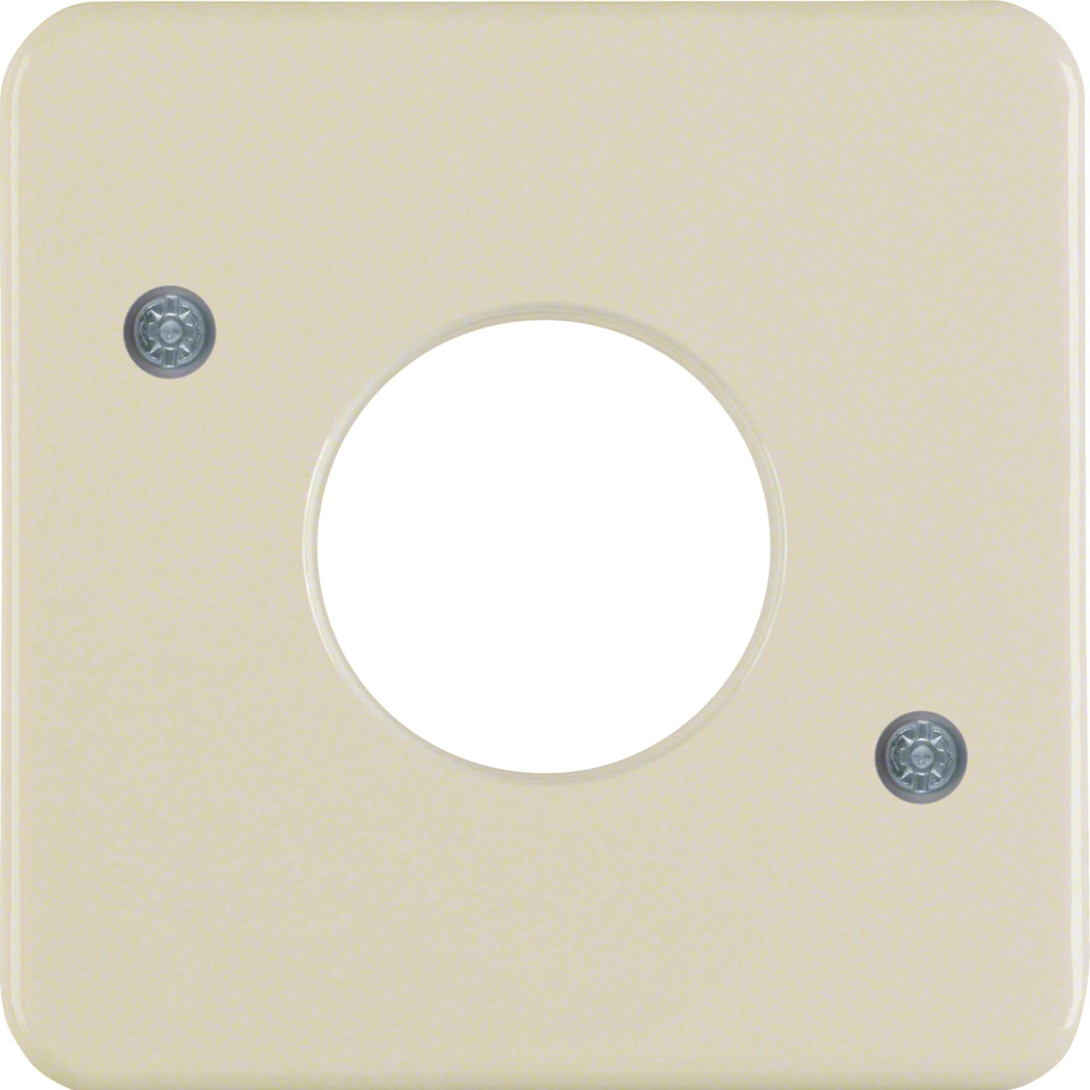 HAGER BOCCHIOTTI - Pezzo centrale per pulsante/spia luminosa E10 wg UP IP44 bianco lucido
