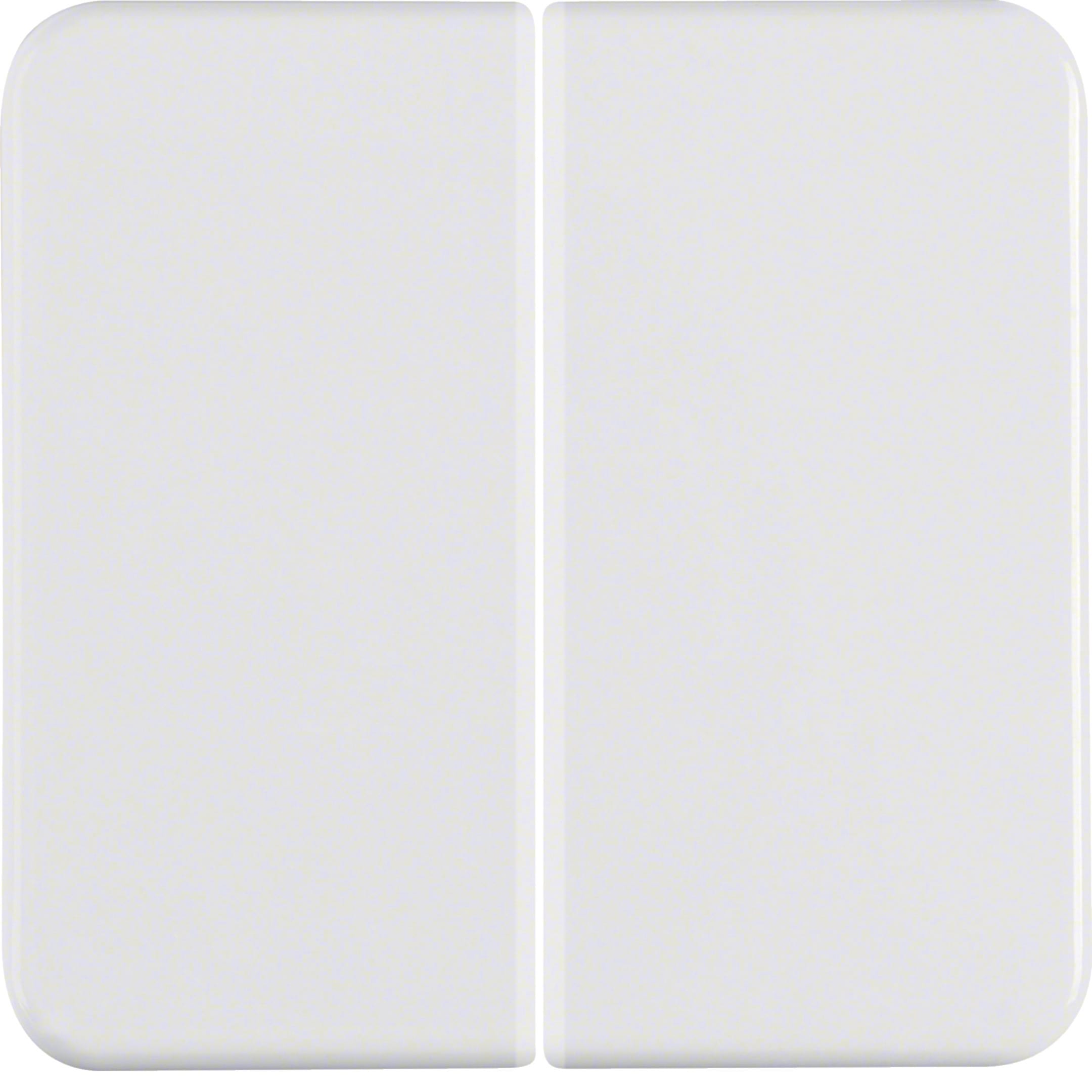 HAGER BOCCHIOTTI - Bilanciere doppio wg UP IP44 bianco polare lucido