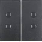HAGER BOCCHIOTTI - Bilanciere doppio avvitabile Berker B.3/B.7 antracite opaco