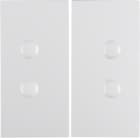 HAGER BOCCHIOTTI - Bilanciere doppio avvitabile Berker S.1/B.3/B.7 bianco polare opaco