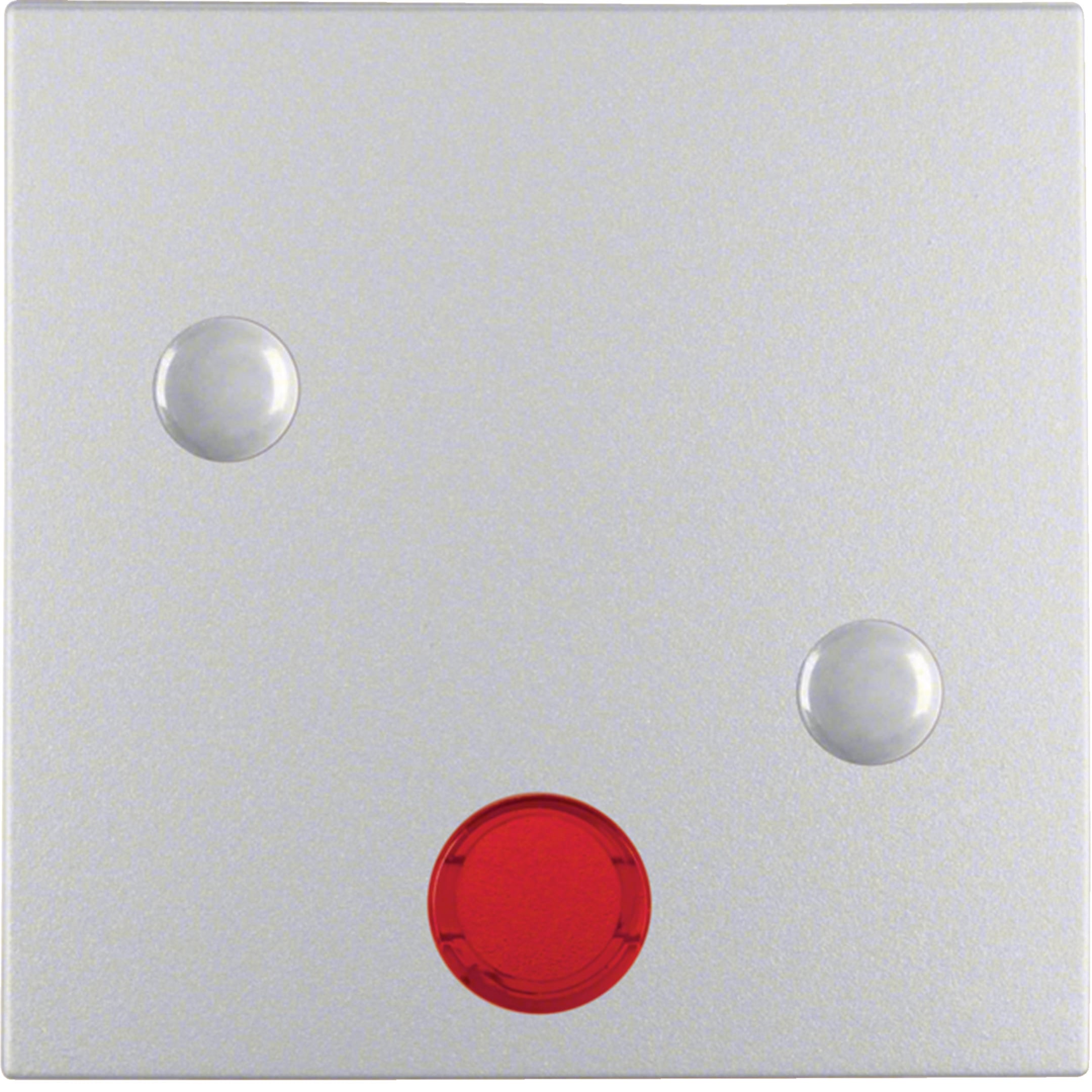 HAGER BOCCHIOTTI - Bilanciere con lente avvitabile Berker B.7 alu opaco, verniciato