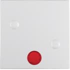 HAGER BOCCHIOTTI - Bilanciere con lente avvitabile Berker S.1/B.3/B.7 bianco polare opaco