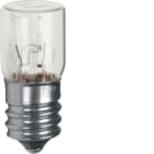HAGER BOCCHIOTTI - Lampada a incandescenza E14 x spia lum. con calotta piatta chiaro, trasparente