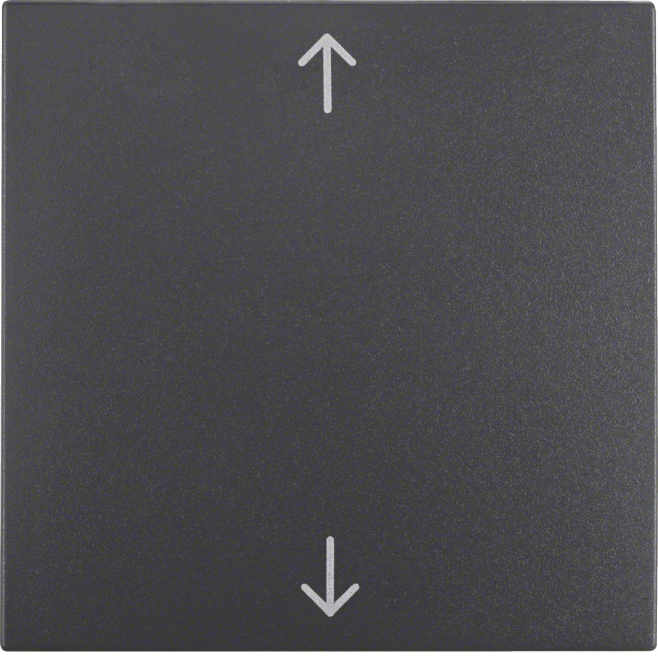 HAGER BOCCHIOTTI - Bilanciere con serigrafia frecce Berker B.3/B.7?antracite opaco