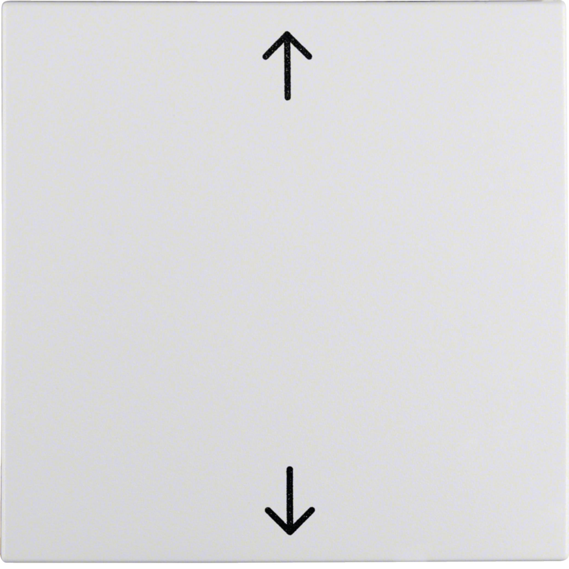 HAGER BOCCHIOTTI - Bilanciere con serigrafia frecce Berker S.1/B.3/B.7 bianco polare opaco